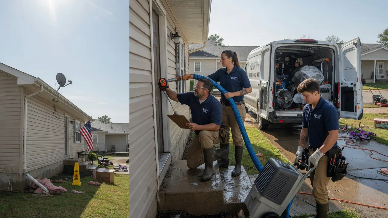 Ceiling Water Damage Restoration in Venedocia, OH near me